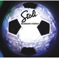 The Ultimate Ice Breaker Light Up Ice Cube Soccer - Red